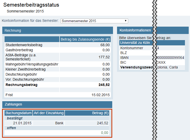 Social Fee Status